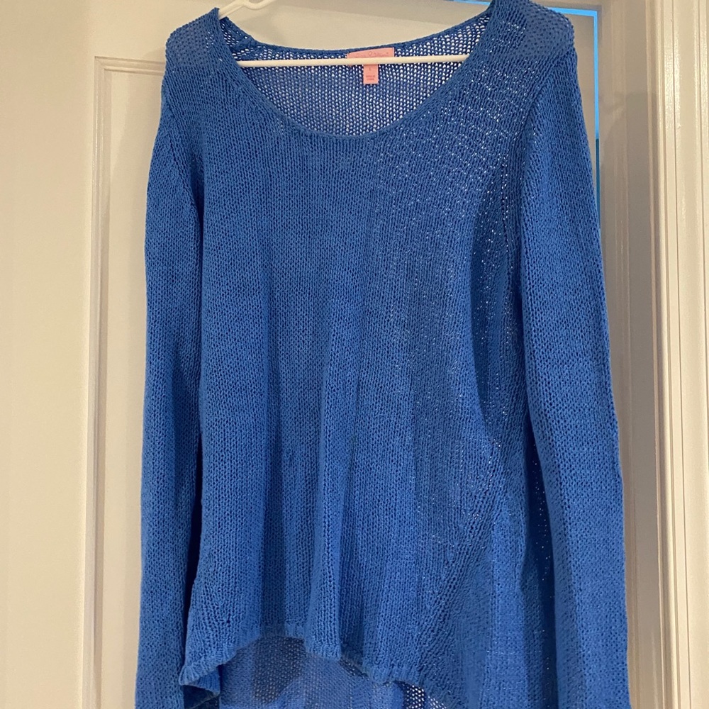 100% cotton Lilly Pulitzer sweater size large